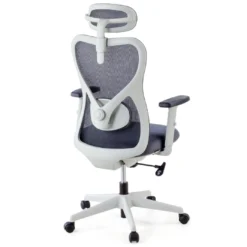 Silla de Oficina Ergonómica Prime white, brazos regulables