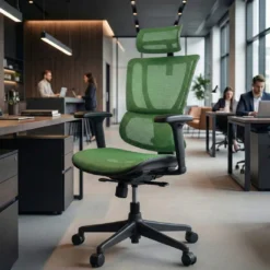Silla de oficina Ergonomica IOO, soporte lumbar