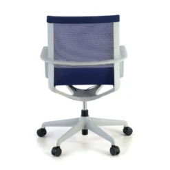 Silla de oficina giratoria Ice white red