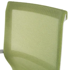 Silla de oficina giratoria Ice white red