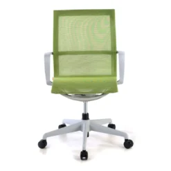 Silla de oficina giratoria Ice white red