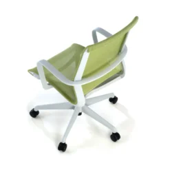 Silla de oficina giratoria Ice white red
