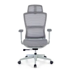 Silla de oficina Gravity White, reposacabezas, brazos 3D, red