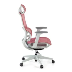 Silla de oficina Gravity White, reposacabezas, brazos 3D, red