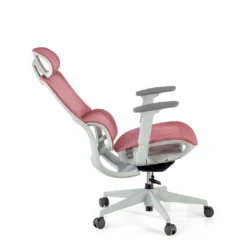 Silla de oficina Gravity White, reposacabezas, brazos 3D, red
