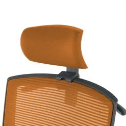 Silla de oficina Kendo, brazos ajustables, reposacabezas, red
