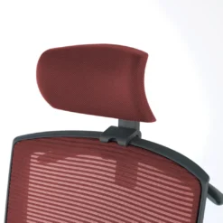 Silla de oficina Kendo, brazos ajustables, reposacabezas, red