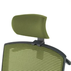 Silla de oficina Kendo, brazos ajustables, reposacabezas, red