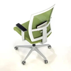 Silla de oficina Kendo white, brazos ajustables, red