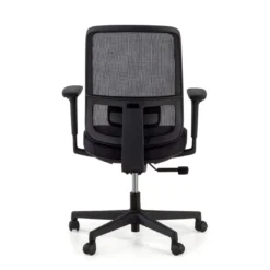 Silla de oficina profesional Sugar black, uso 8 horas
