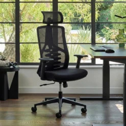 Silla de oficina Tekno, respaldo ergonómico, mecanismo sincronizado