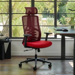 Silla de oficina Tekno, respaldo ergonómico, mecanismo sincronizado