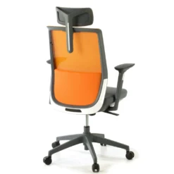 Silla de oficina Wind, respaldo ergonómico, brazos 3D, reposacabezas