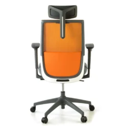 Silla de oficina Wind, respaldo ergonómico, brazos 3D, reposacabezas