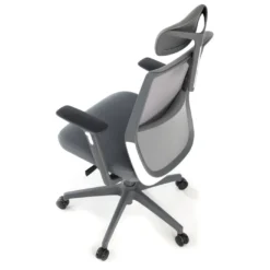 Silla de oficina Wind, respaldo ergonómico, brazos 3D, reposacabezas