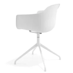 Silla de reuniones Elisa, base piramidal