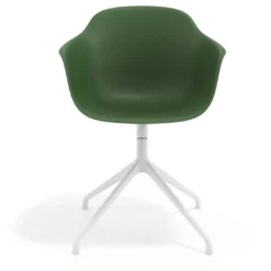 Silla de reuniones Elisa, base piramidal