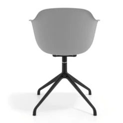Silla de reuniones Elisa, base piramidal