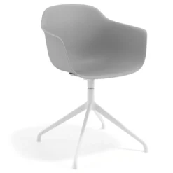 Silla de reuniones Elisa, base piramidal