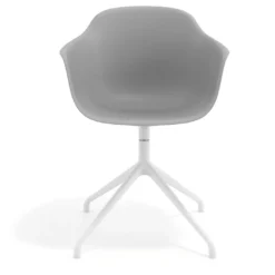 Silla de reuniones Elisa, base piramidal