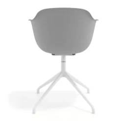 Silla de reuniones Elisa, base piramidal