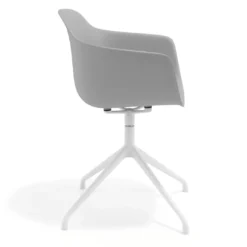 Silla de reuniones Elisa, base piramidal