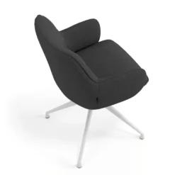 Silla de reuniones Gala, estructura giratoria