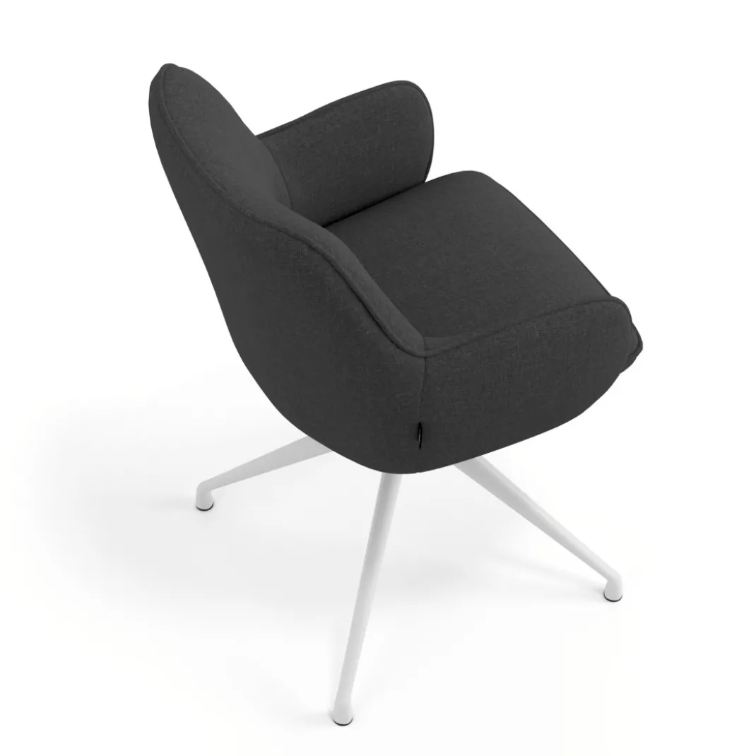 Silla de reuniones Gala, estructura giratoria