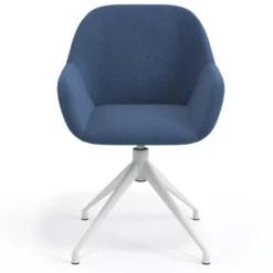 Silla de reuniones Moon Base de aluminio giratoria