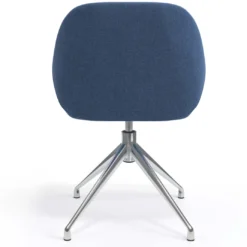 Silla de reuniones Moon Base de aluminio giratoria