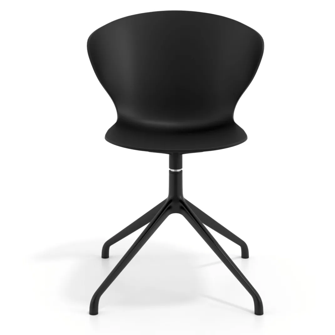 Silla de reuniones Wendy, base piramidal
