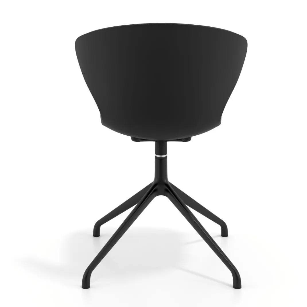 Silla de reuniones Wendy, base piramidal