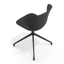 Silla de reuniones Wendy, base piramidal