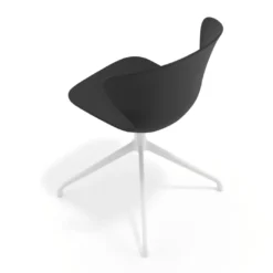 Silla de reuniones Wendy, base piramidal