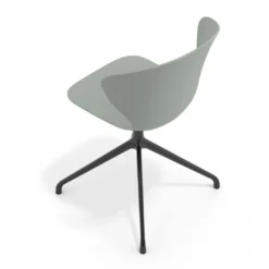 Silla de reuniones Wendy, base piramidal