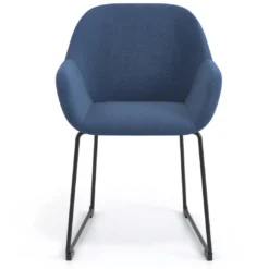 Silla de visitante Moon estructura patin