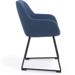 Silla de visitante Moon estructura patin