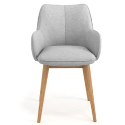 Silla de visitas Gala, estructura 4 patas, base de madera