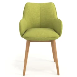 Silla de visitas Gala, estructura 4 patas, base de madera