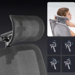 Silla ergonómica de oficina Erghos X2, mecanismo sincronizado