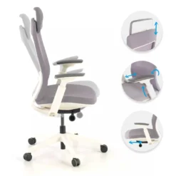 Silla Ergonómica de Oficina Reflect white