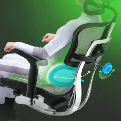 Silla ergonómica Ergohuman Elite, estructura negra