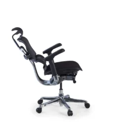 Silla Ergonómica Ergohuman Elite, asiento tapizado, estructura negra