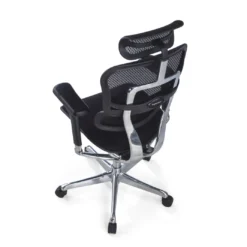 Silla Ergonómica Ergohuman Elite, asiento tapizado, estructura negra