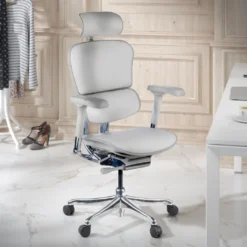 Silla Ergonómica Ergohuman Elite, piel natural