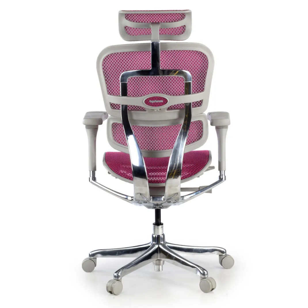 Silla ergonómica Ergohuman Elite, estructura blanca