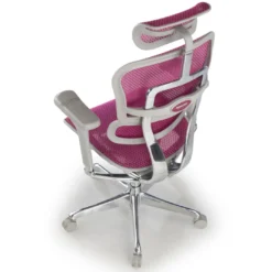 Silla ergonómica Ergohuman Elite, estructura blanca