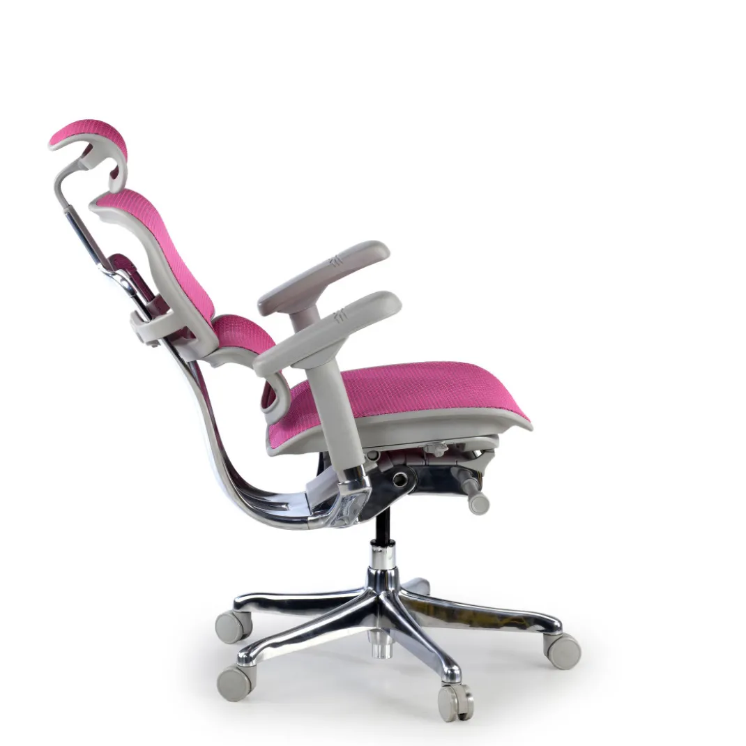 Silla ergonómica Ergohuman Elite, estructura blanca
