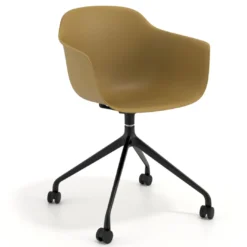 Silla Giratoria Elisa, con ruedas