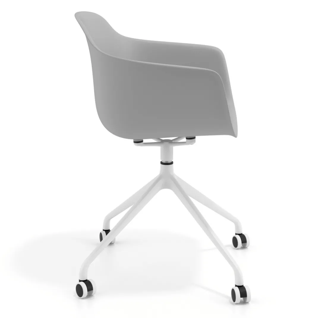 Silla Giratoria Elisa, con ruedas